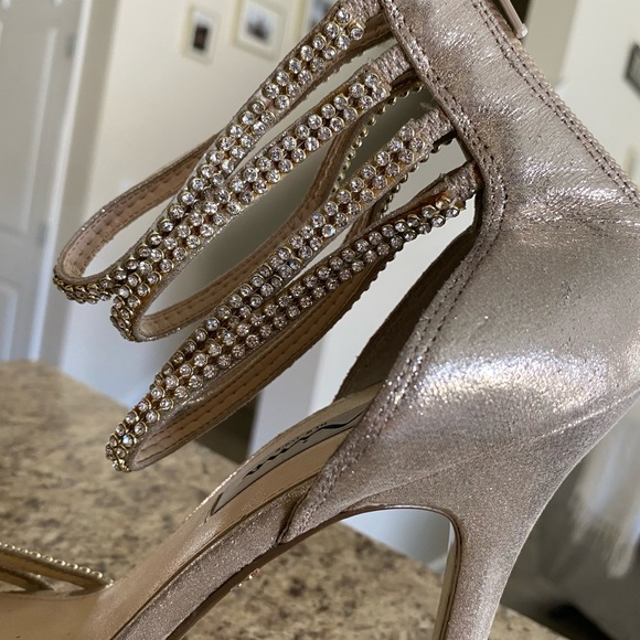 Nina New York Jeweled Ankle Strap Heels - Picture 14 of 15